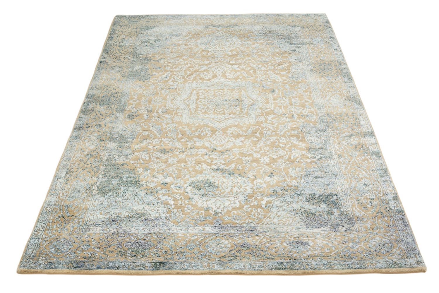 Designer Teppich - 197 x 145 cm - caramel