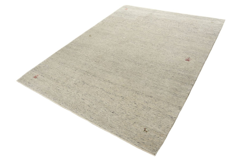 Gabbeh Teppich - Loribaft Indus - 238 x 175 cm - hellbeige