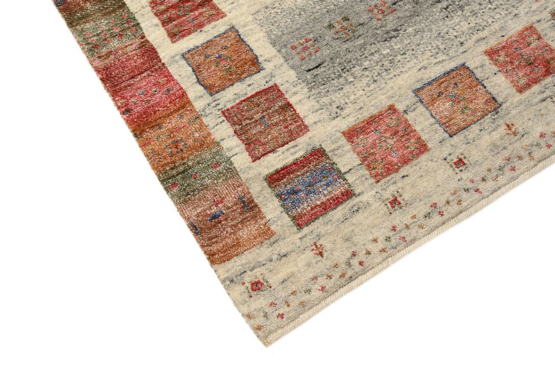 Gabbeh Teppich - Loribaft Indus - 142 x 76 cm - mehrfarbig
