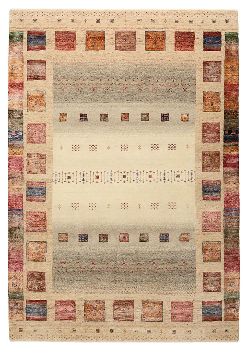 Gabbeh Teppich - Loribaft Indus - 244 x 172 cm - mehrfarbig
