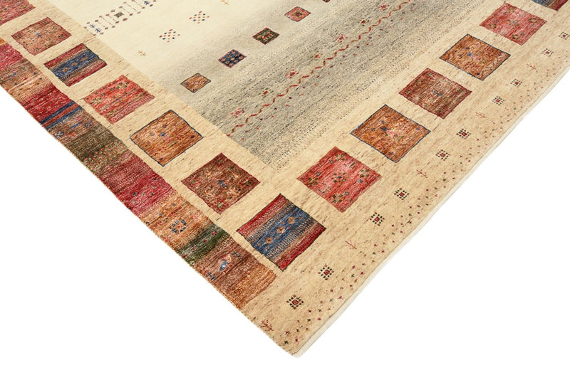 Gabbeh Teppich - Loribaft Indus - 244 x 172 cm - mehrfarbig