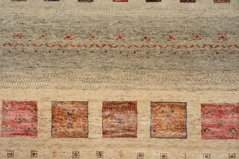 Gabbeh Teppich - Loribaft Indus - 244 x 172 cm - mehrfarbig