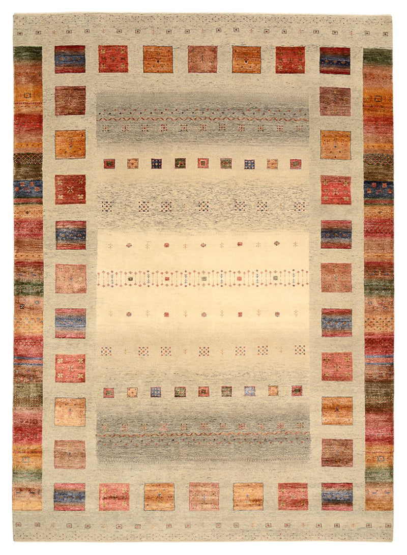 Gabbeh Teppich - Loribaft Indus - 348 x 250 cm - mehrfarbig