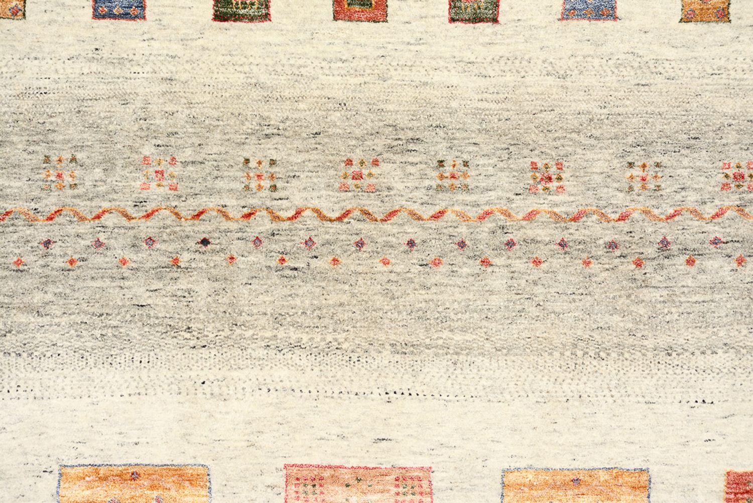 Gabbeh Teppich - Loribaft Indus - 348 x 250 cm - mehrfarbig