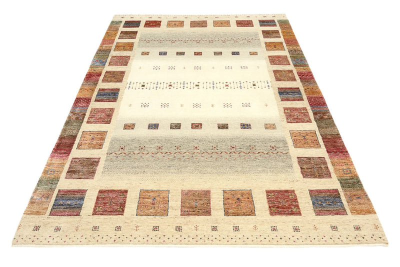 Gabbeh Teppich - Loribaft Indus - 244 x 175 cm - mehrfarbig