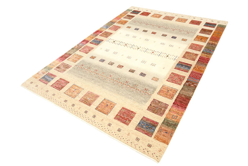 Gabbeh Teppich - Loribaft Indus - 244 x 175 cm - mehrfarbig