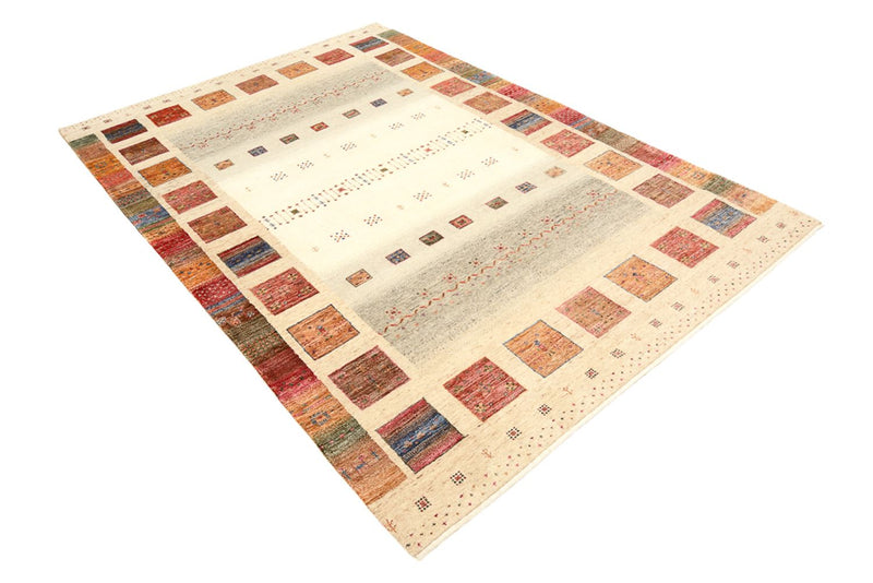 Gabbeh Teppich - Loribaft Indus - 244 x 175 cm - mehrfarbig