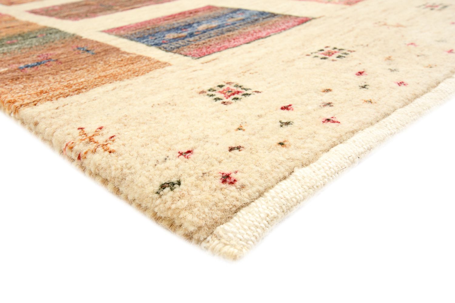 Gabbeh Teppich - Loribaft Indus - 244 x 175 cm - mehrfarbig