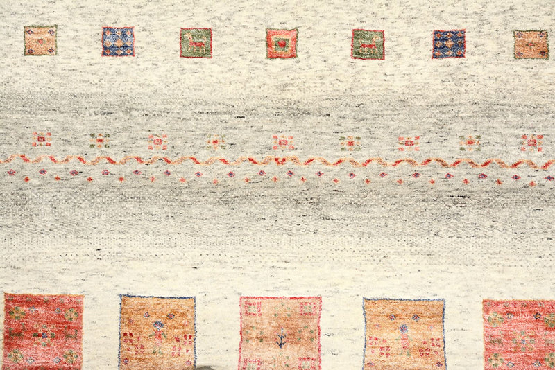 Gabbeh Teppich - Loribaft Indus - 239 x 174 cm - mehrfarbig