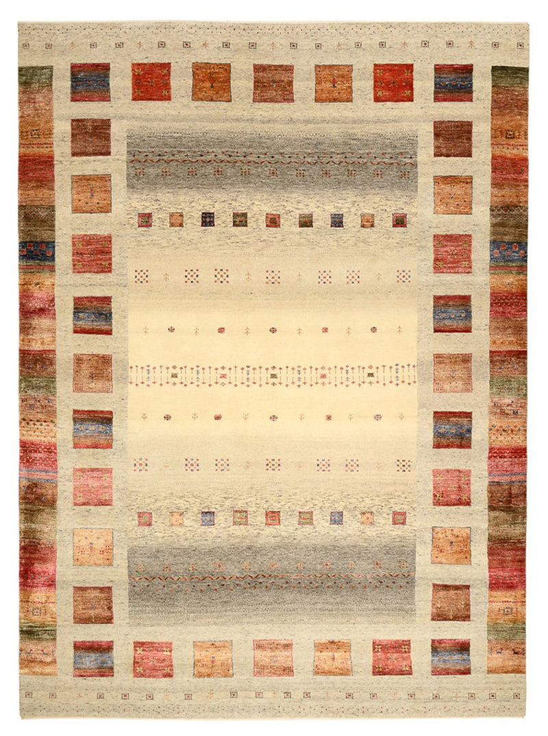Gabbeh Teppich - Loribaft Indus - 341 x 248 cm - mehrfarbig