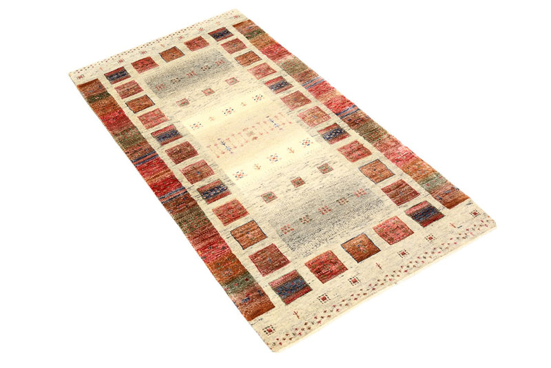 Gabbeh Teppich - Loribaft Indus - 139 x 76 cm - mehrfarbig