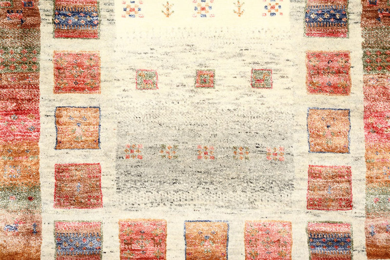 Gabbeh Teppich - Loribaft Indus - 139 x 76 cm - mehrfarbig