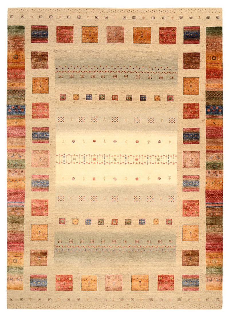Gabbeh Teppich - Loribaft Indus - 345 x 247 cm - mehrfarbig