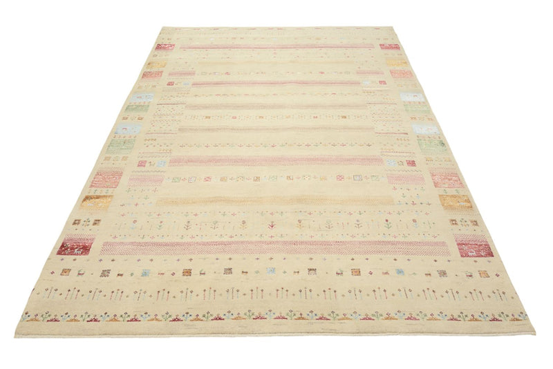 Gabbeh Teppich - Loribaft Indus - 246 x 171 cm - mehrfarbig
