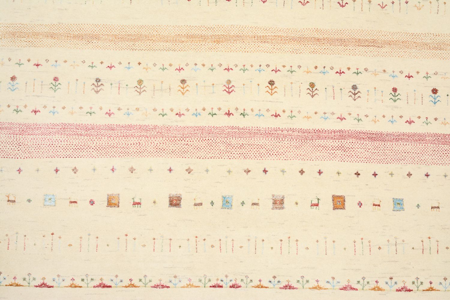 Gabbeh Teppich - Loribaft Indus - 335 x 248 cm - mehrfarbig