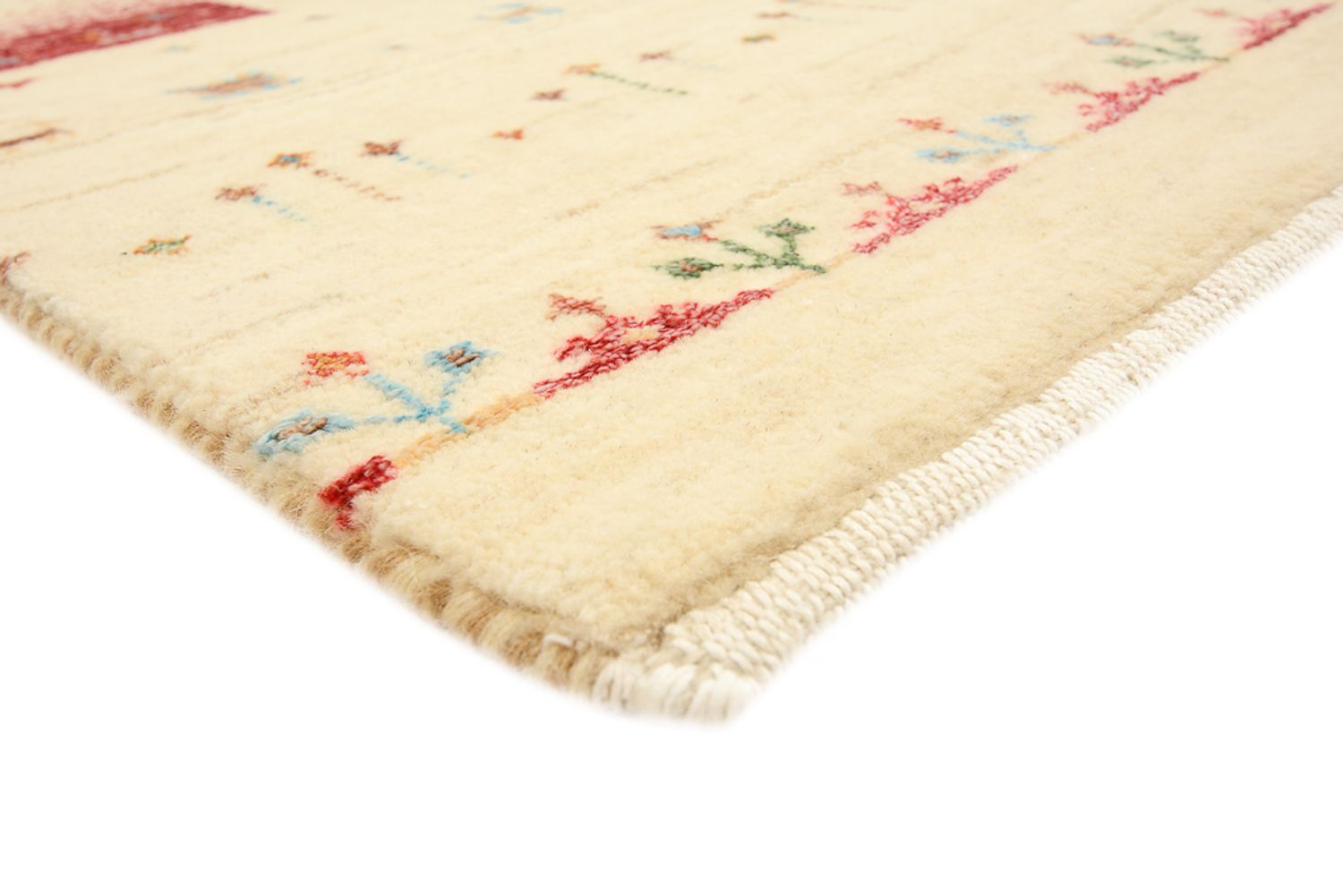 Gabbeh Teppich - Loribaft Indus - 241 x 172 cm - dunkelbeige