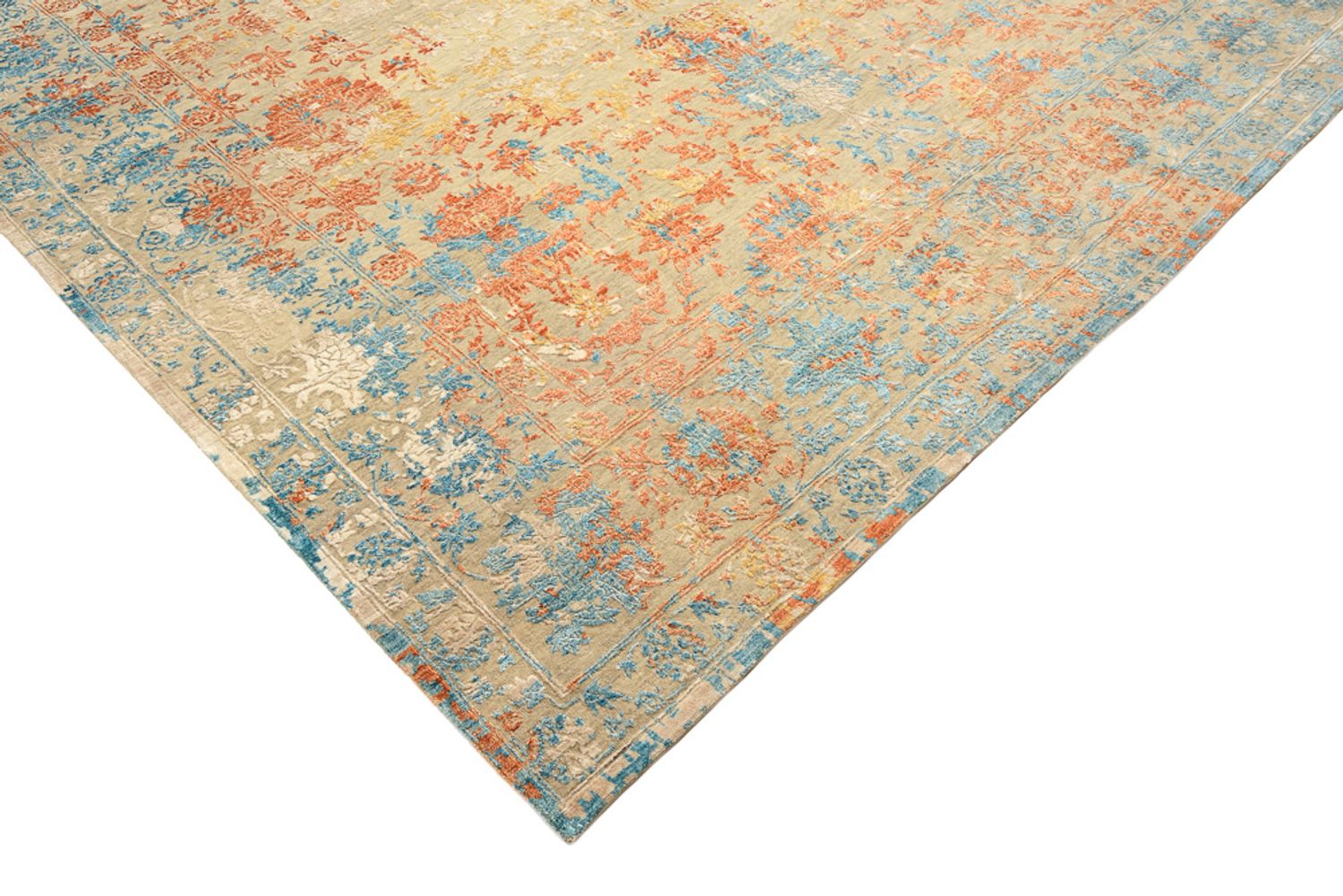 Designer Teppich - 352 x 268 cm - mehrfarbig