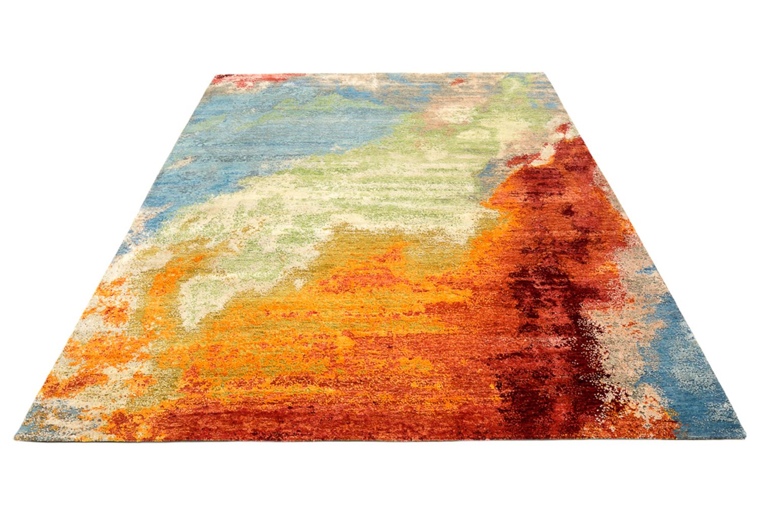 Designer Teppich - 303 x 244 cm - mehrfarbig