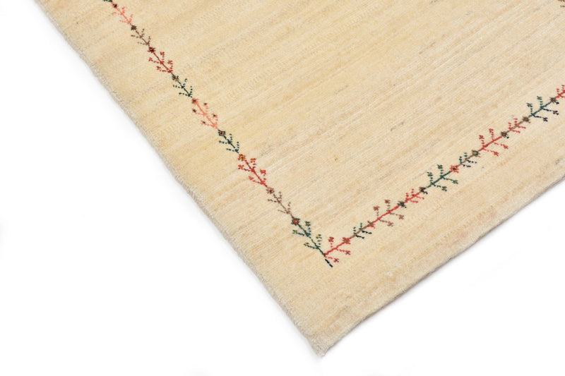 Gabbeh Teppich - Loribaft Perser 93 x 64 cm - natur