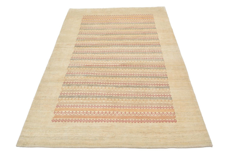 Gabbeh Teppich - Loribaft Perser 302 x 201 cm - natur