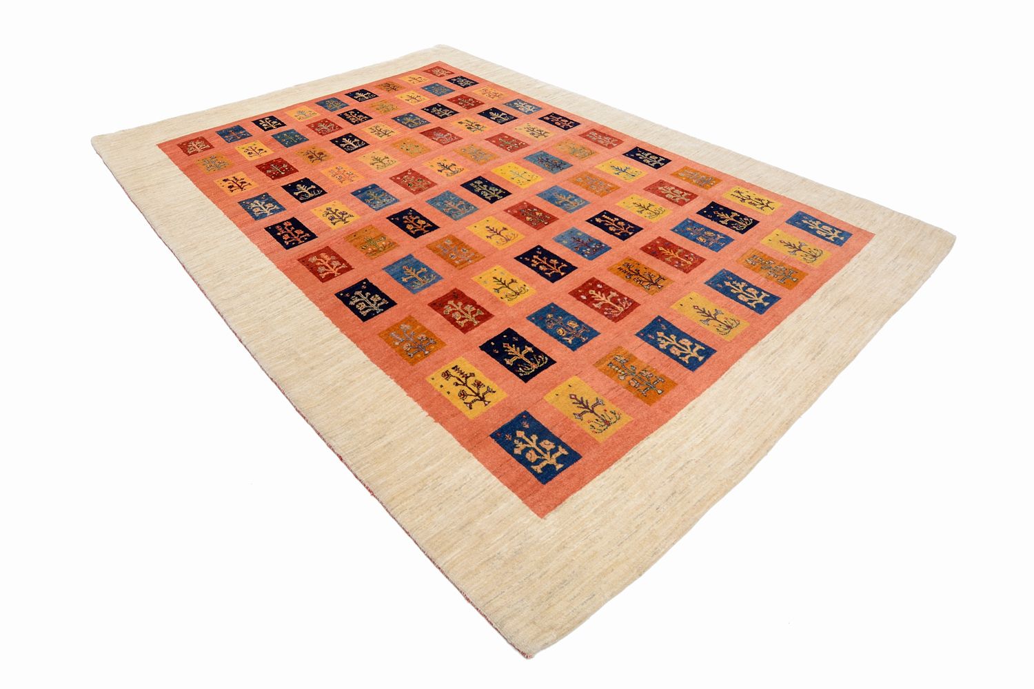 Gabbeh Teppich - Loribaft Perser 355 x 249 cm - orange