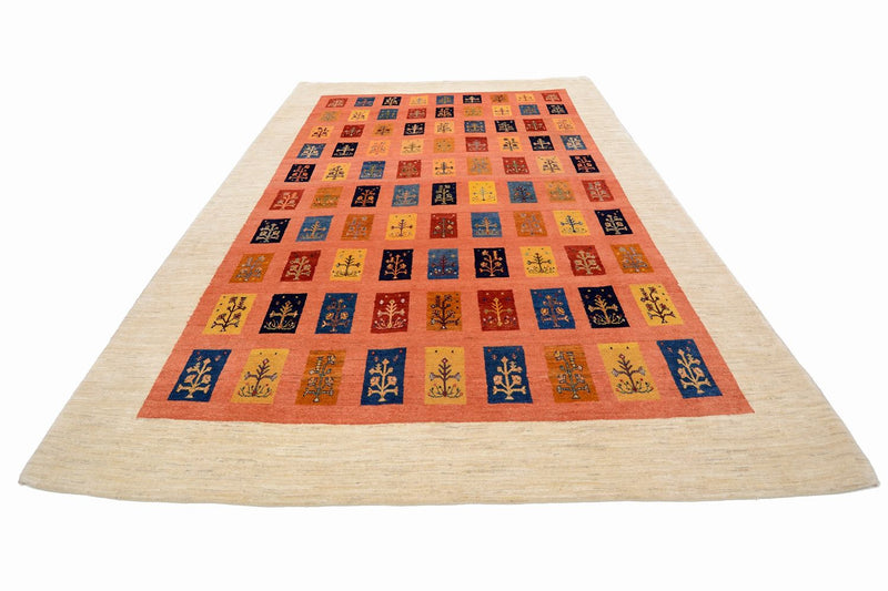 Gabbeh Teppich - Loribaft Perser 355 x 249 cm - orange