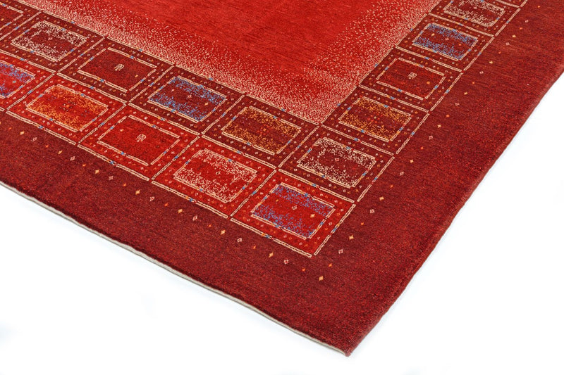 Gabbeh Teppich - Kaschkuli Perser 353 x 257 cm - rot
