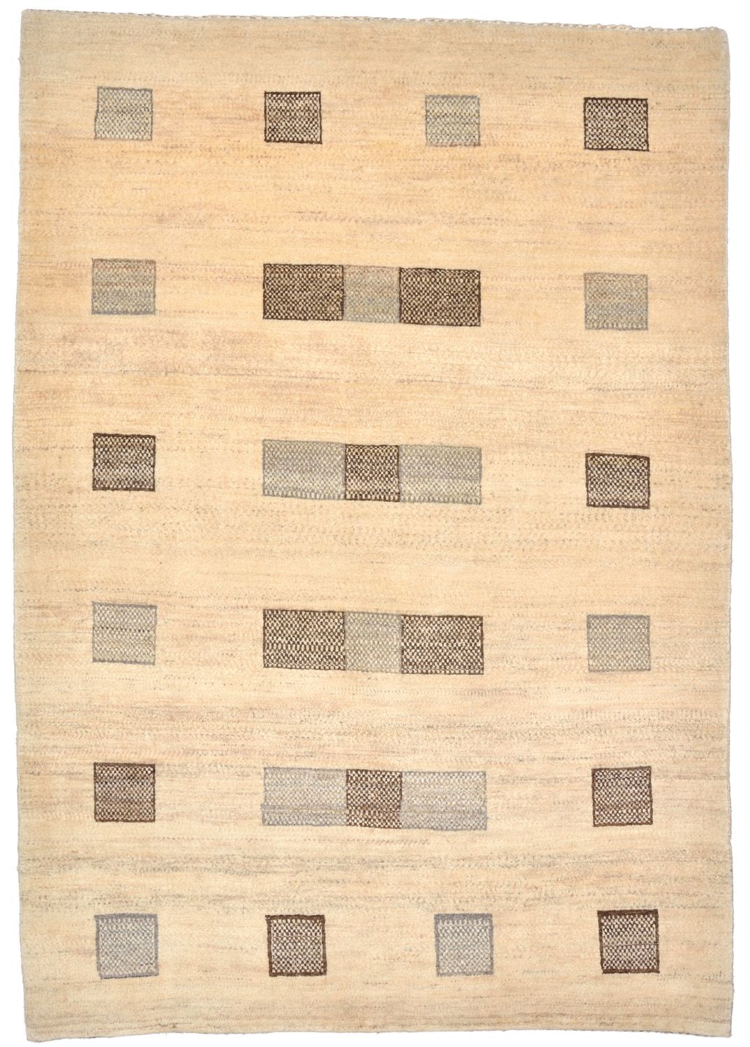 Gabbeh Teppich - Loribaft Perser 179 x 125 cm - hellbraun