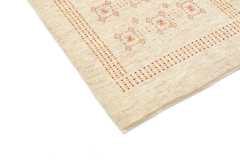 Gabbeh Teppich - Loribaft Perser 195 x 79 cm - beige