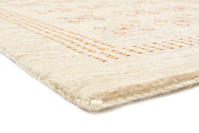 Gabbeh Teppich - Loribaft Perser 195 x 79 cm - beige