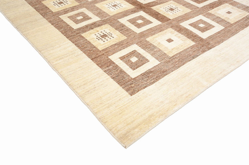 Gabbeh Teppich - Loribaft Perser 380 x 264 cm - braun