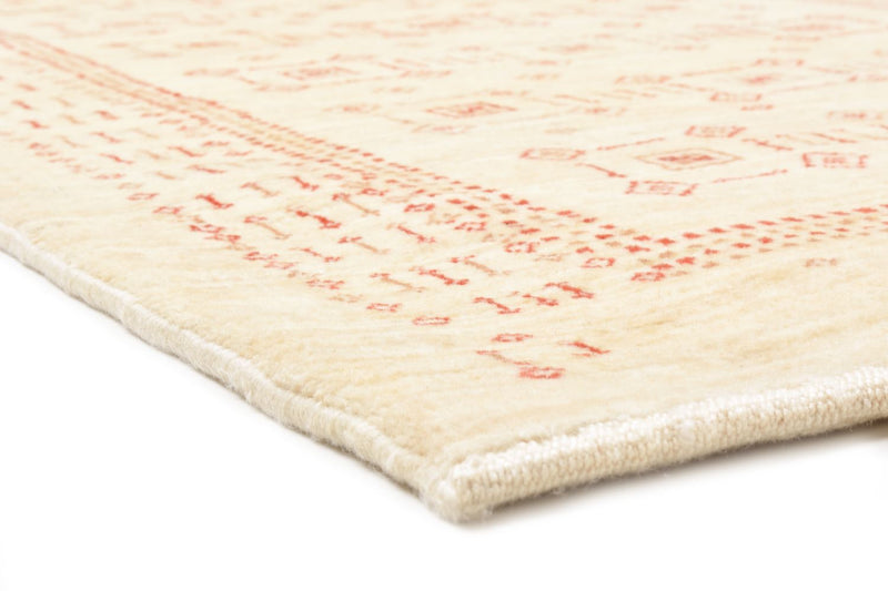 Gabbeh Teppich - Loribaft Perser 195 x 85 cm - beige