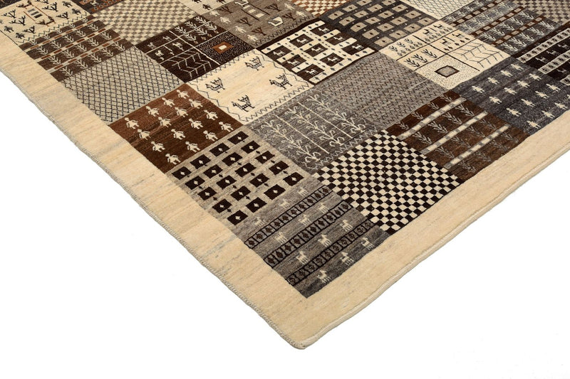 Gabbeh Teppich - Loribaft Perser 247 x 187 cm - braun