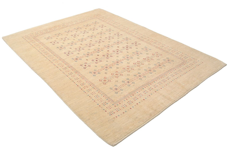 Gabbeh Teppich - Loribaft Perser 239 x 174 cm - beige
