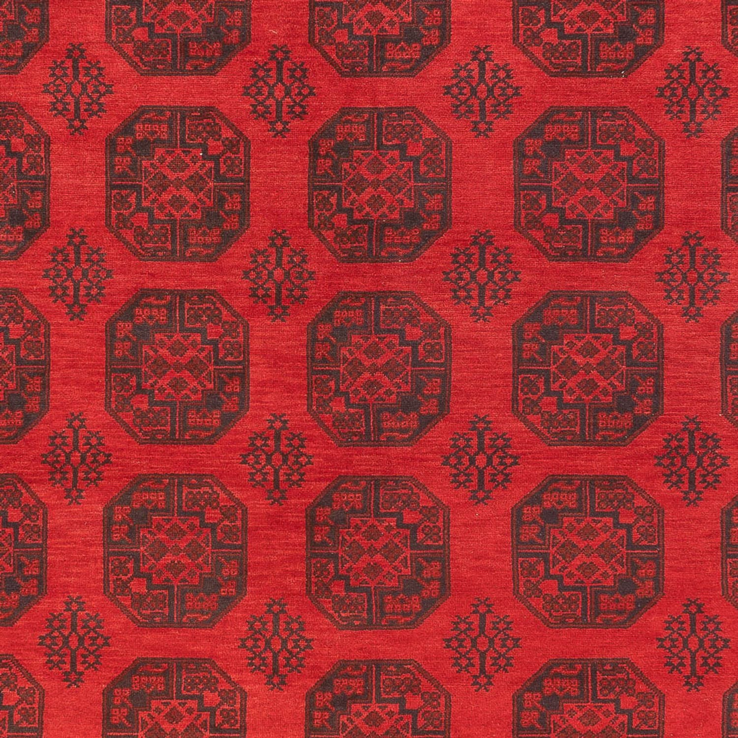 Afghan Teppich - Filpa - 401 x 309 cm - rot