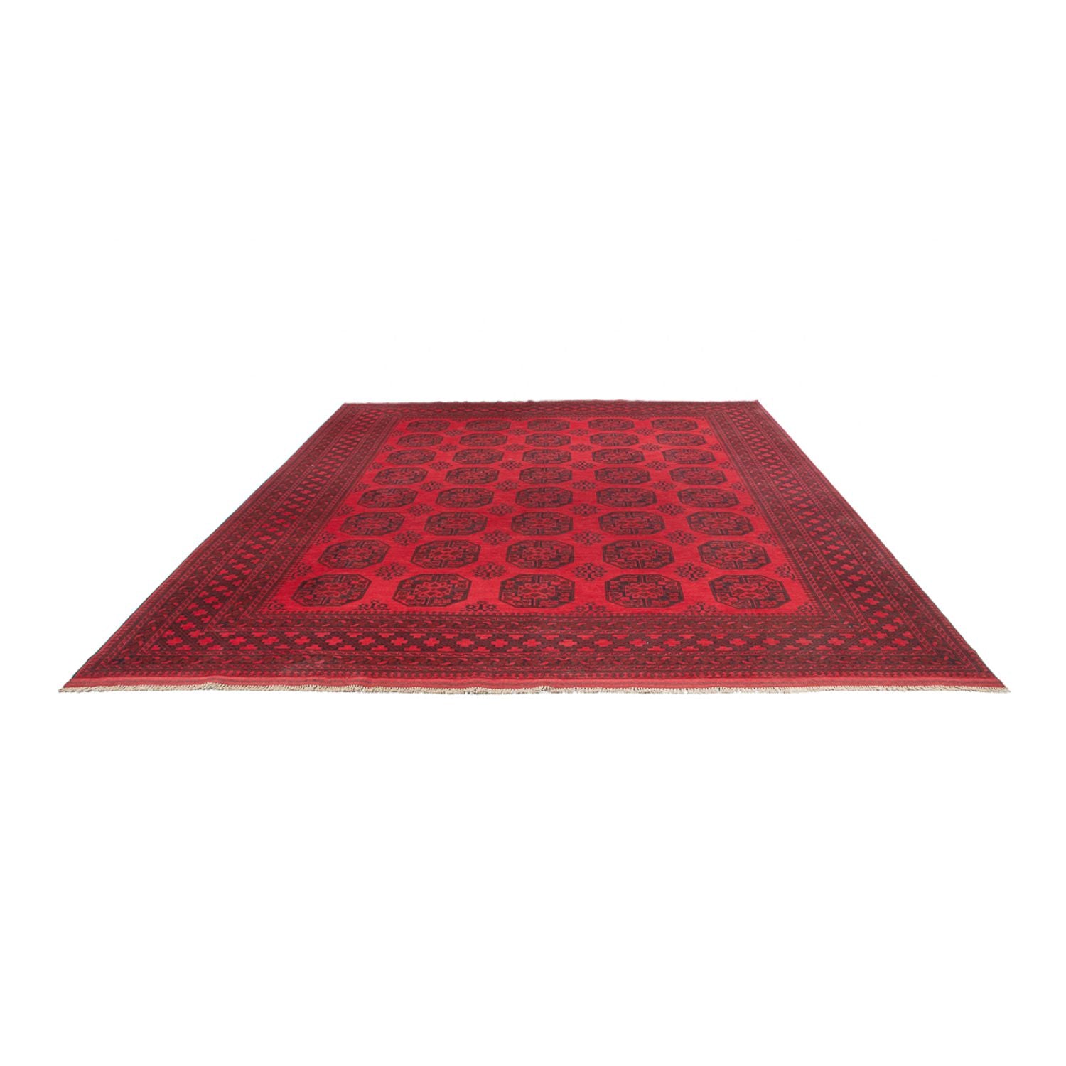 Afghan Teppich - Filpa - 401 x 309 cm - rot