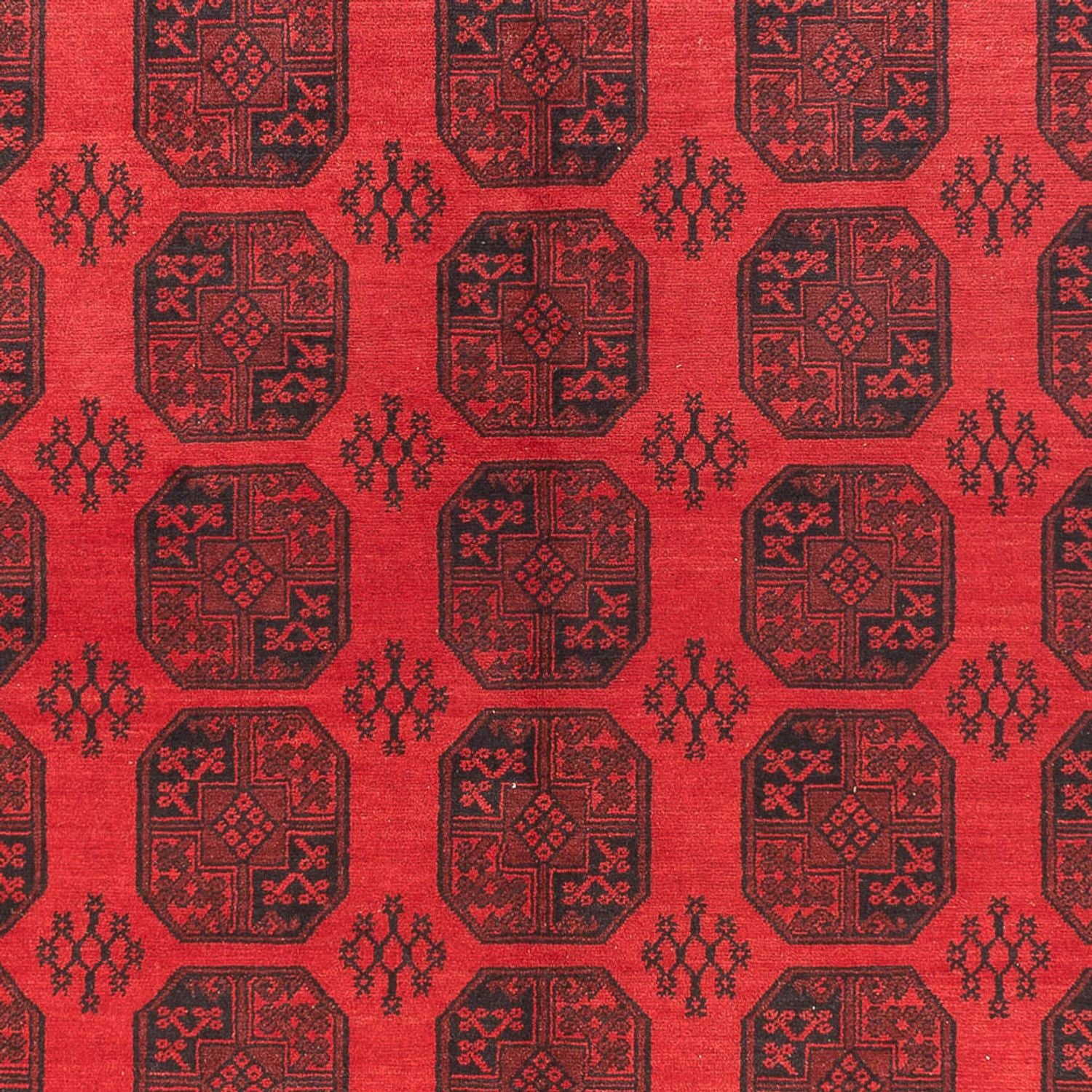 Afghan Teppich - Filpa - 384 x 295 cm - rot