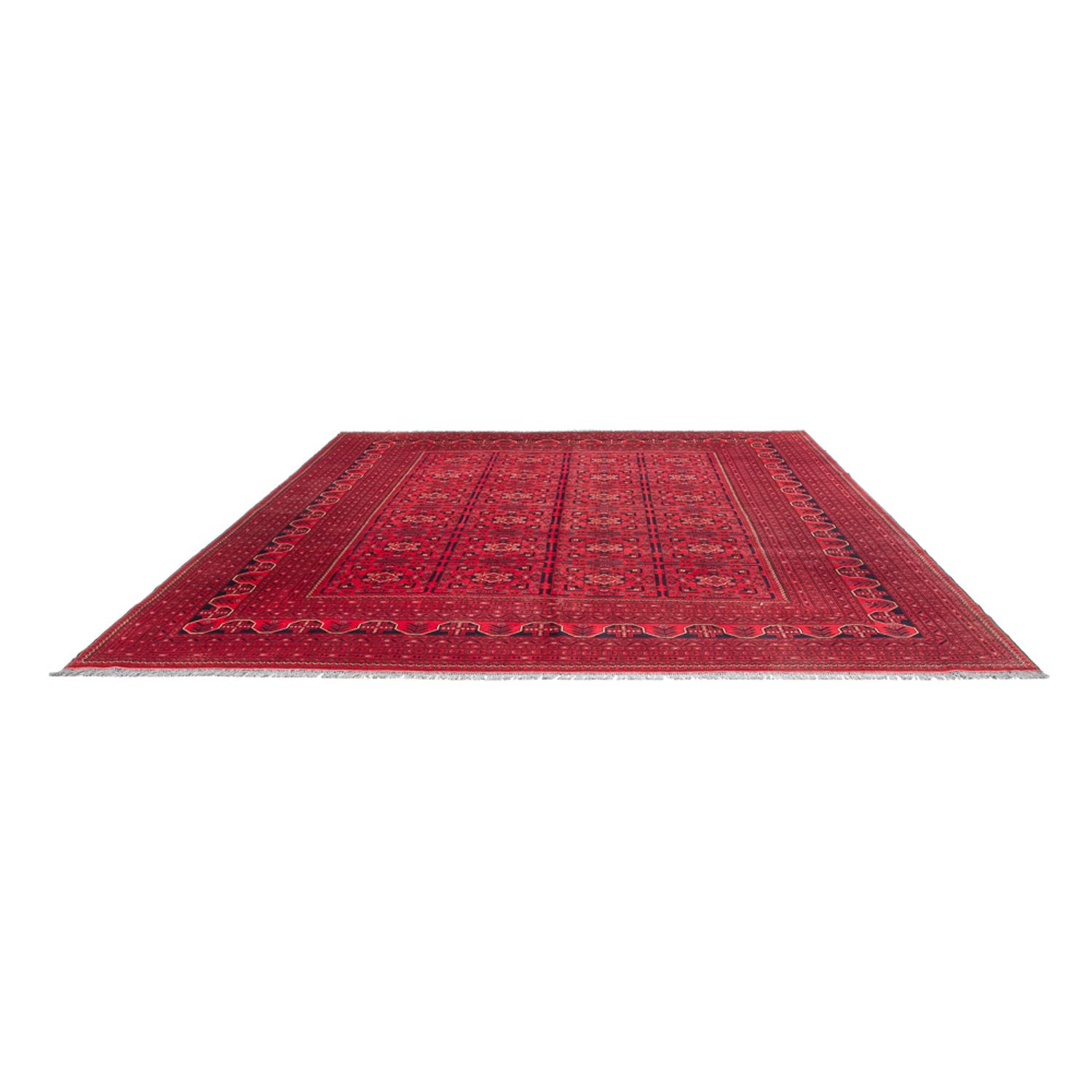 Afghan Teppich - Kunduz - 366 x 297 cm - rot