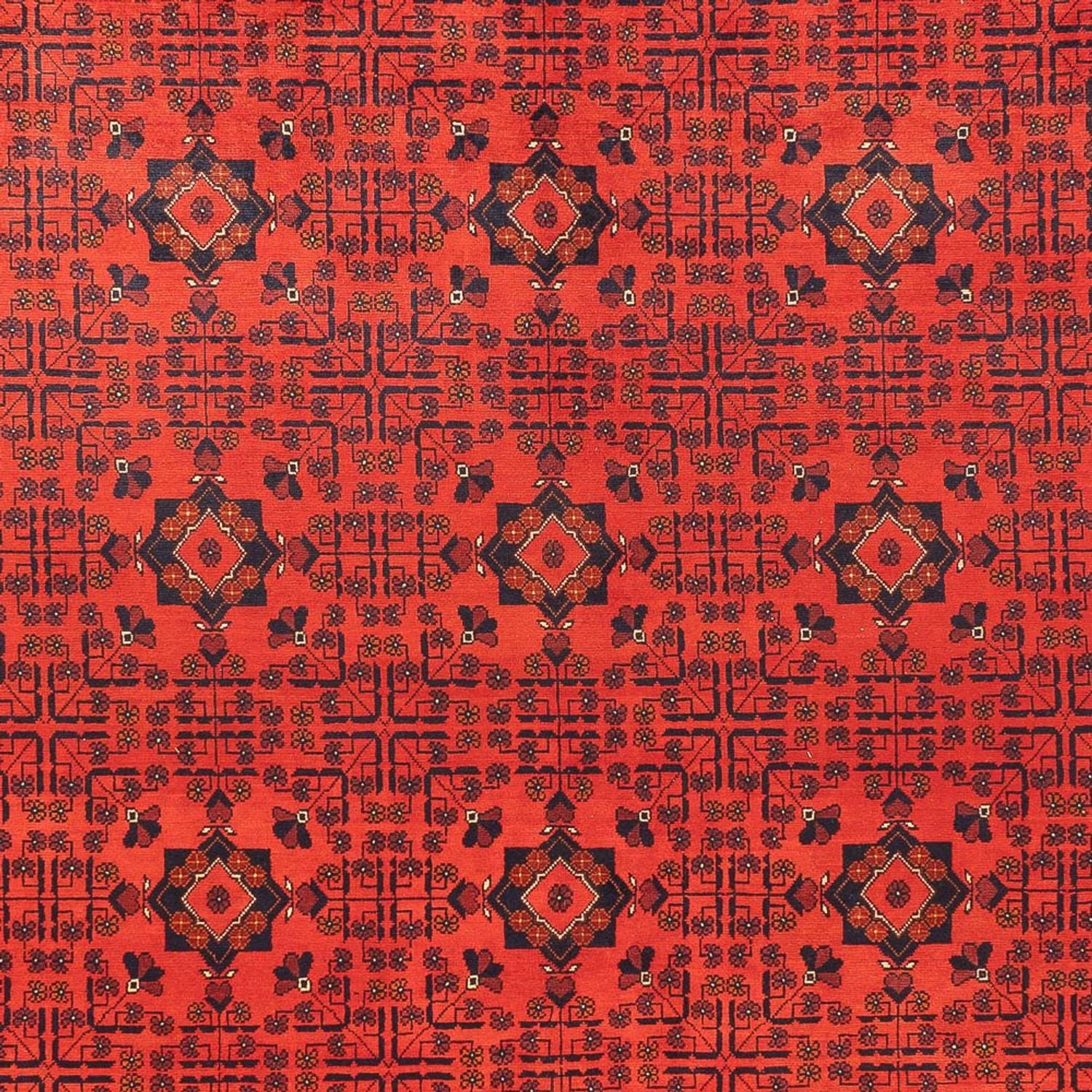 Afghan Teppich - Kunduz - 394 x 299 cm - rot