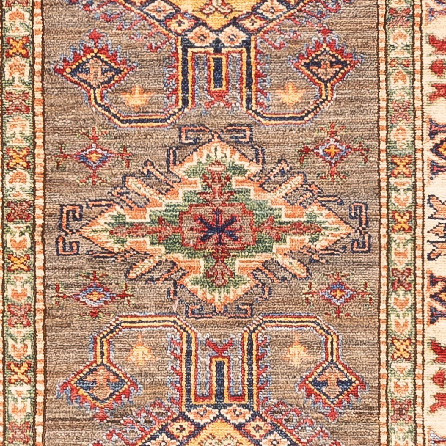 Läufer Ziegler - Kazak - 305 x 79 cm - dunkelbeige