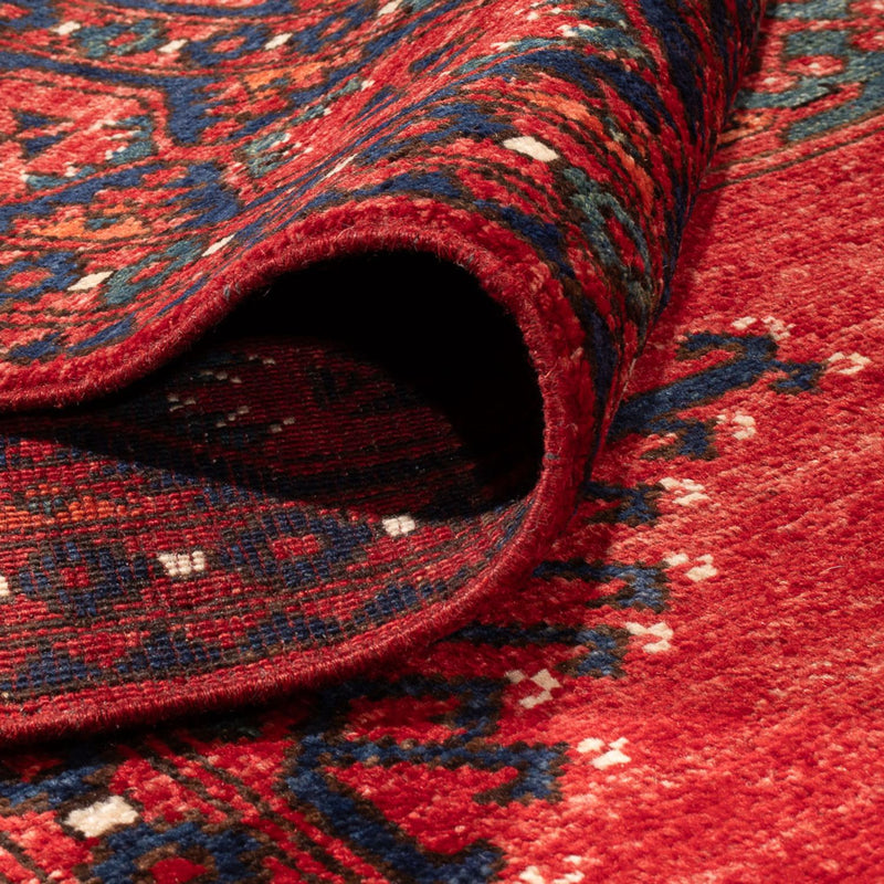 Afghan Teppich - 298 x 256 cm - rot