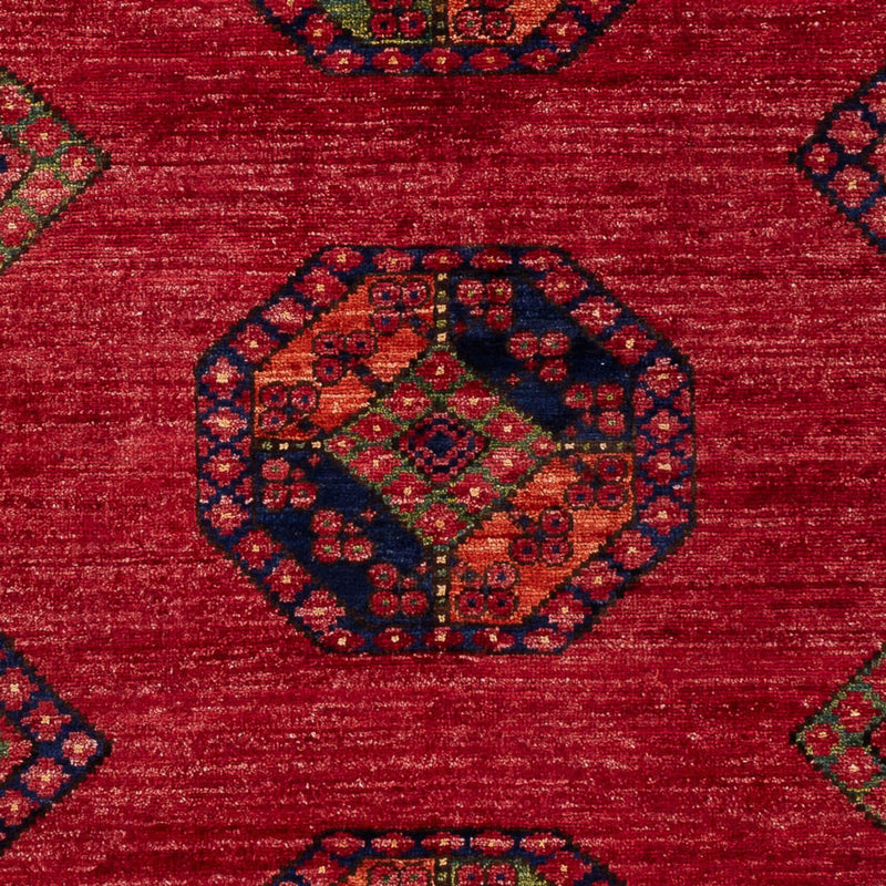 Afghan Teppich - 180 x 121 cm - rot