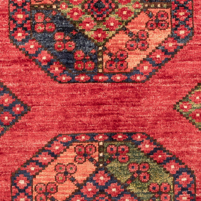 Afghan Teppich - 115 x 84 cm - rot