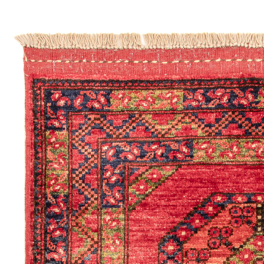 Afghan Teppich - 115 x 84 cm - rot