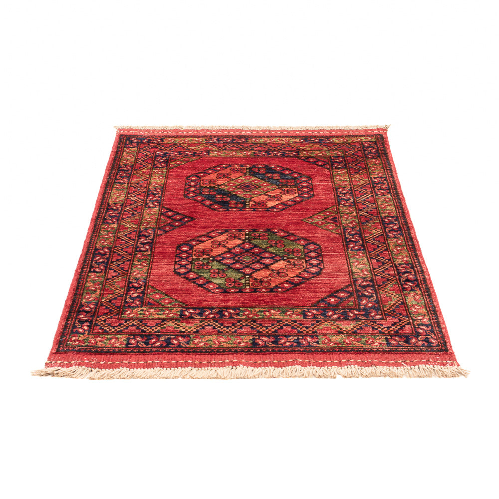 Afghan Teppich - 115 x 84 cm - rot