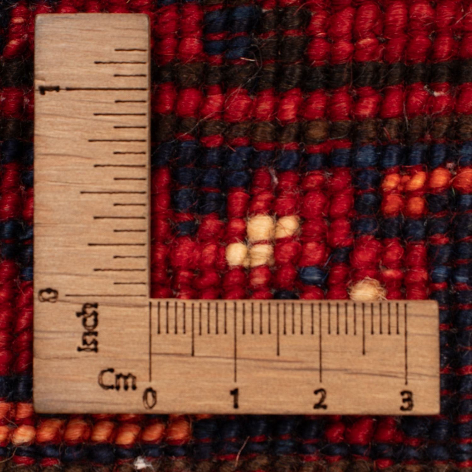 Afghan Teppich - 115 x 84 cm - rot