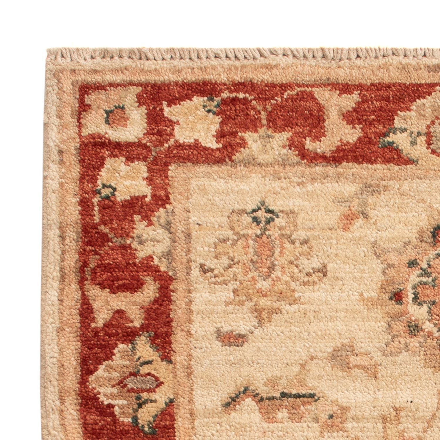 Ziegler Teppich - 63 x 51 cm - beige