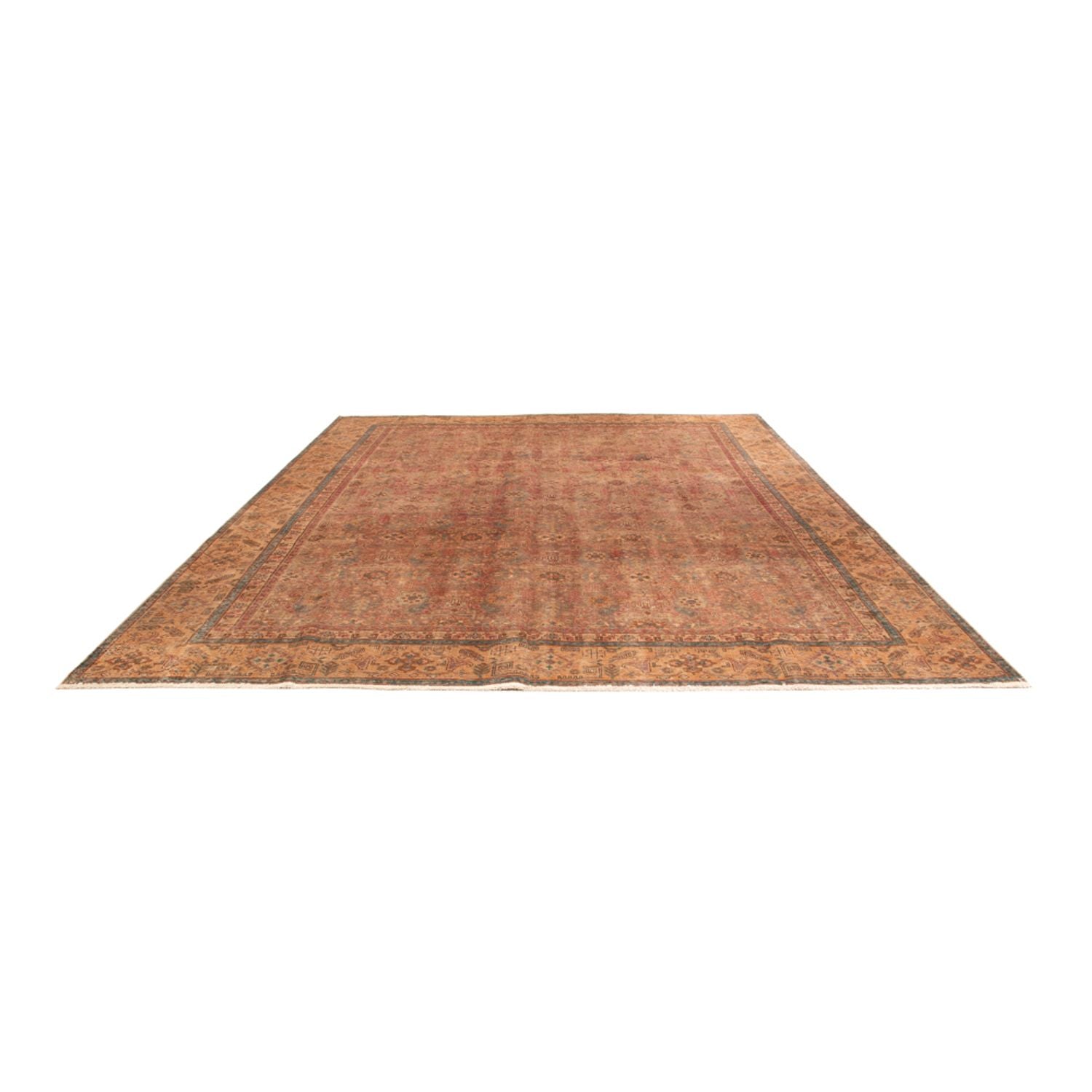 Vintage Teppich - 364 x 273 cm - dunkelbeige