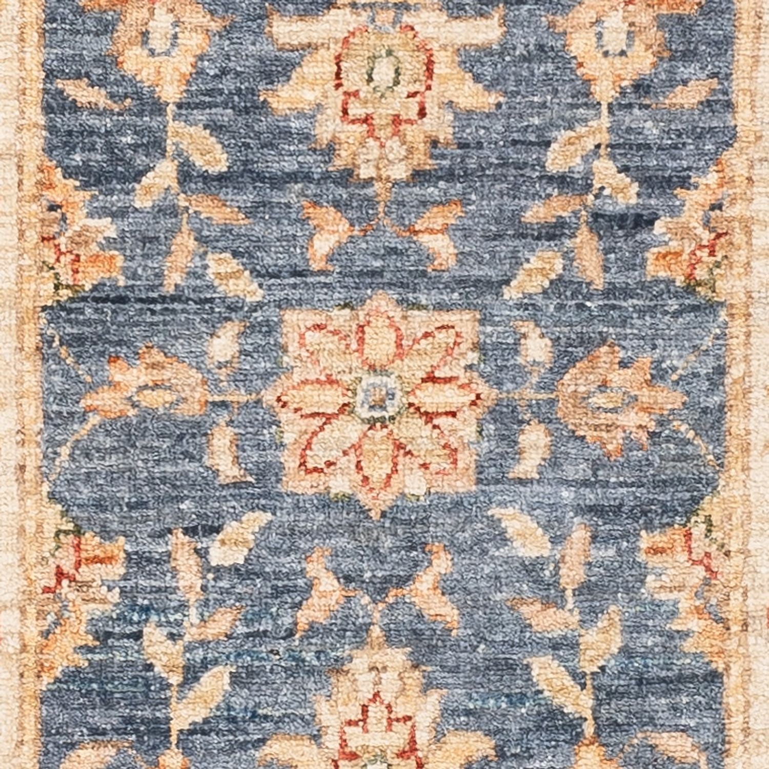 Läufer Ziegler - 150 x 48 cm - blau