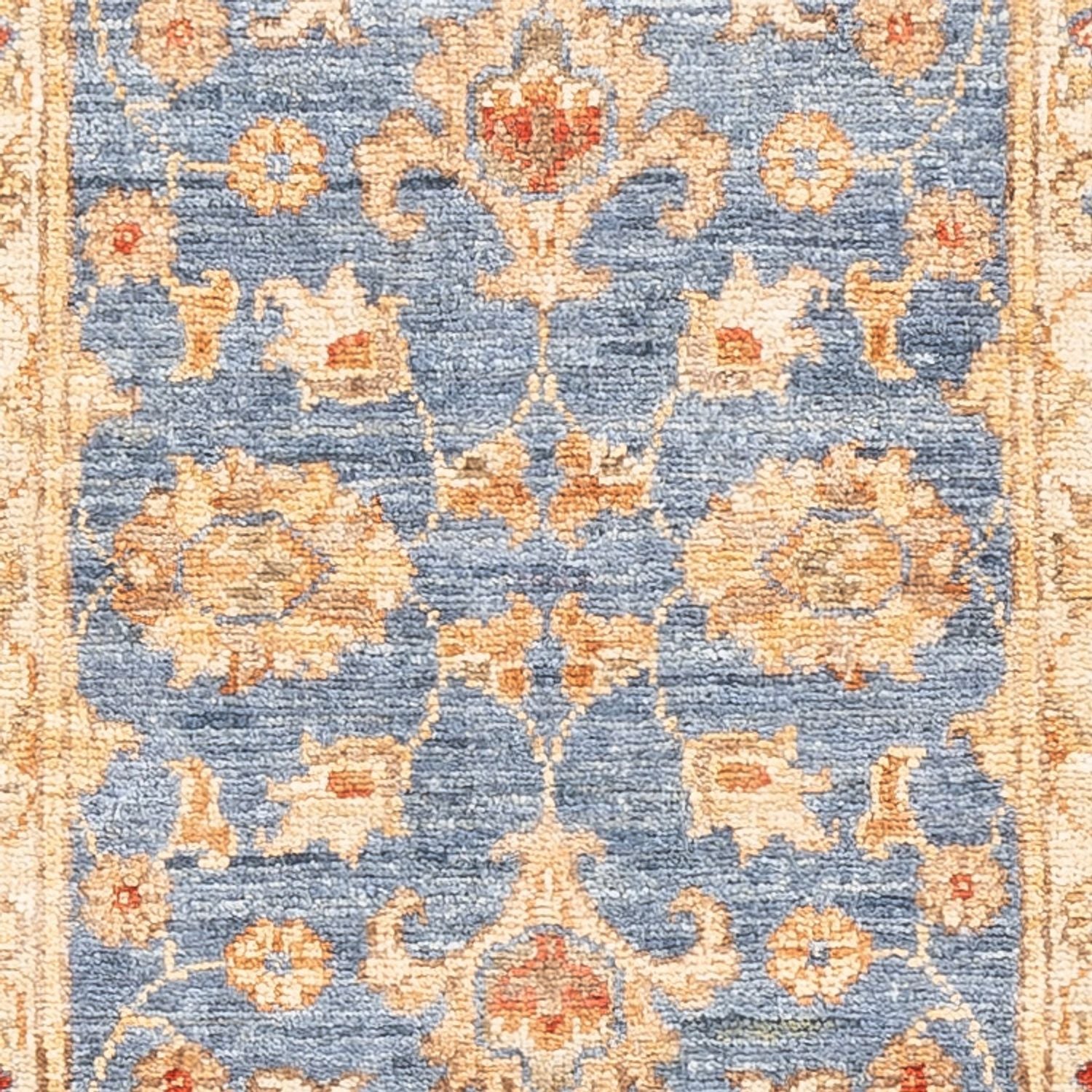 Läufer Ziegler - 148 x 50 cm - blau